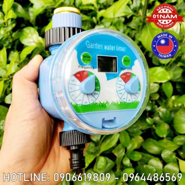 Bộ tưới cây tự động hẹn giờ dùng pin W-2712