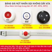 nút nhấn chuông gọi nhân viên phục vụ ata